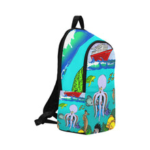 Load image into Gallery viewer, Cartoon Octopus Honey Fabric Backpack