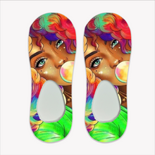 Load image into Gallery viewer, Bubblegum Girl No Show Sock