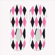 Load image into Gallery viewer, Argyle No Show Sock