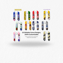 Load image into Gallery viewer, Editable Graduation Stole Digital Template
