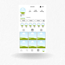 Load image into Gallery viewer, Instagram-Inspired Business Card Template
