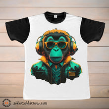 Load image into Gallery viewer, Funkee Monkee Black Out Tee
