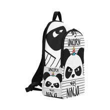Load image into Gallery viewer, Panda Ninja Unicorn Backpack
