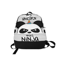 Load image into Gallery viewer, Panda Ninja Unicorn Backpack
