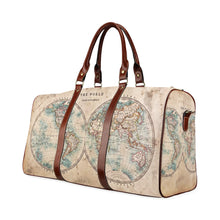 Load image into Gallery viewer, Old World Map Travel Bag - Large

